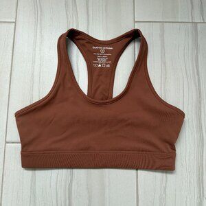 Definite Articles Riverline Racerback Bra Carob Brown M